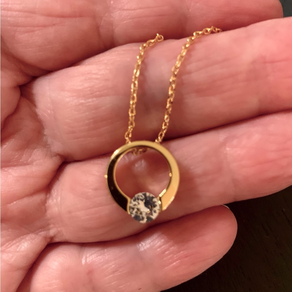 Cate & Chloe 18K Gold Plated Chrystal Pendant - Picture 6 of 9